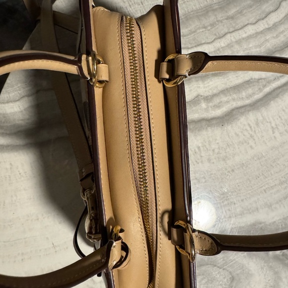 NWOT Coach Patchwork Animal Print Top Handle Bag – Beige/Tan - Picture 9 of 17